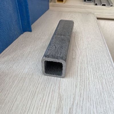 Black 38x4 50x5 FRP Square Tube Weather Resistance Forchemical Perservation
